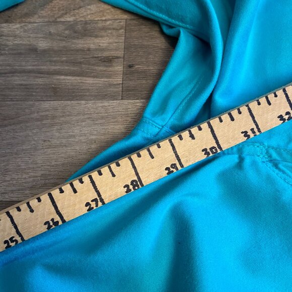 Paige Peg Skinny Bright Blue Denim Jeans Size 30 - Picture 7 of 8